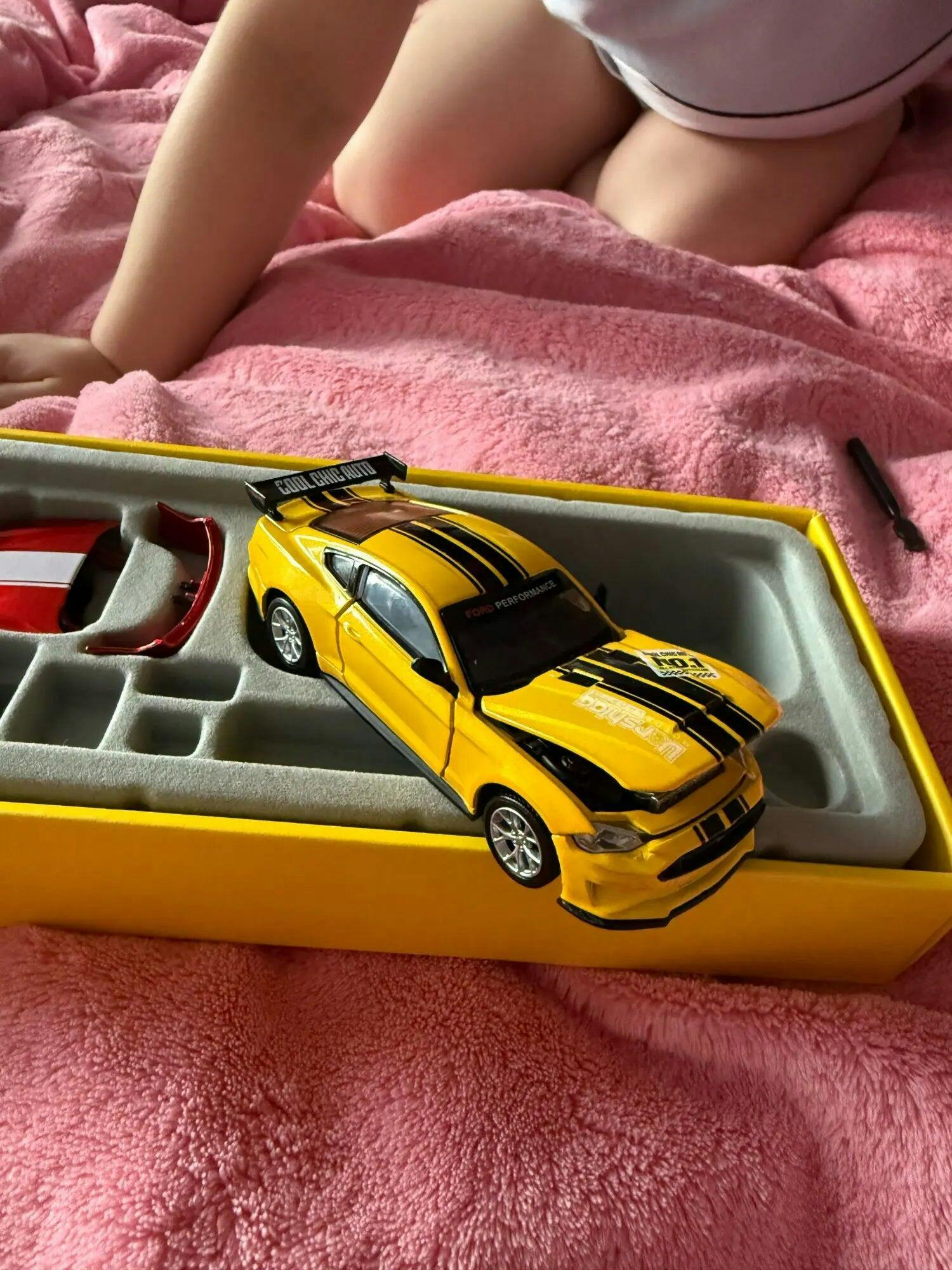 Customer photo for DIY 1:42 Scale Ford Mustang Alloy Car Model Kit