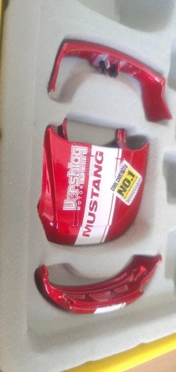 Customer photo for DIY 1:42 Scale Ford Mustang Alloy Car Model Kit
