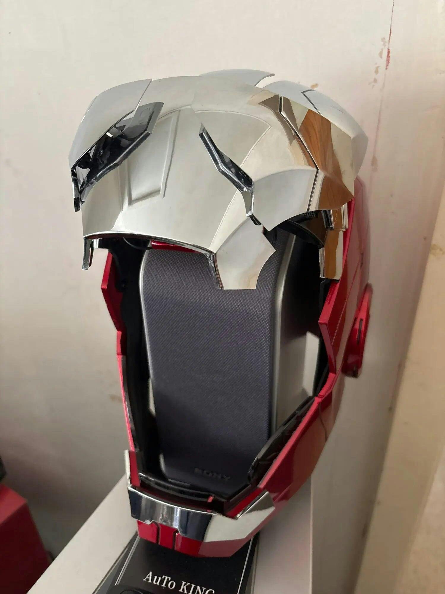 Customer photo for Iron Man MK5 Jarvis Helmet - Voice Activated Mask