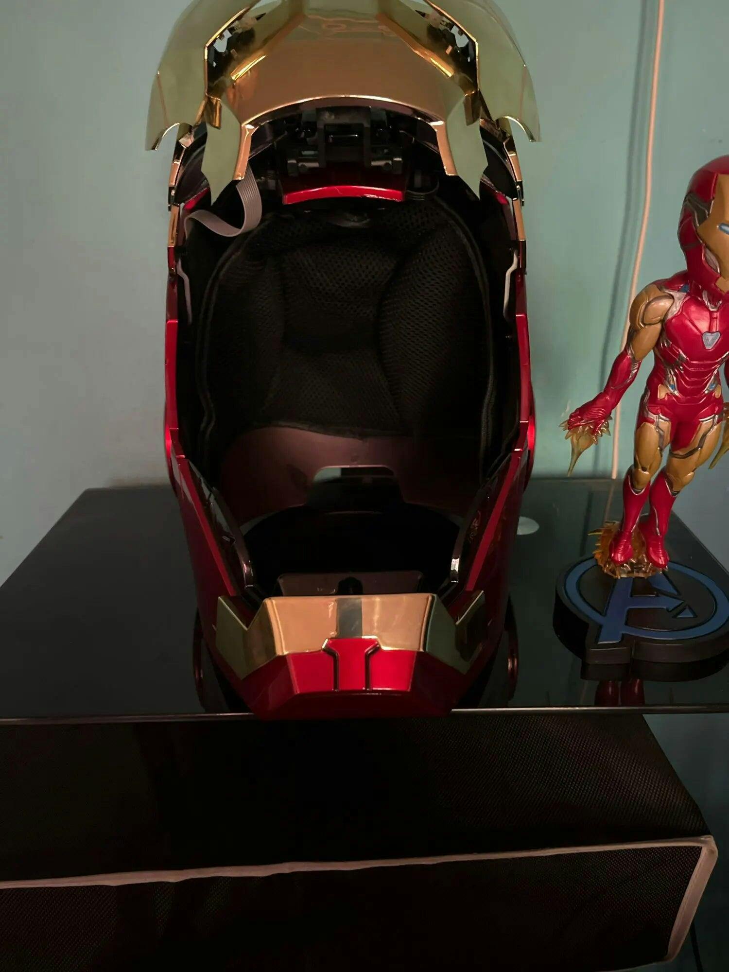 Customer photo for Iron Man MK5 Jarvis Helmet - Voice Activated Mask