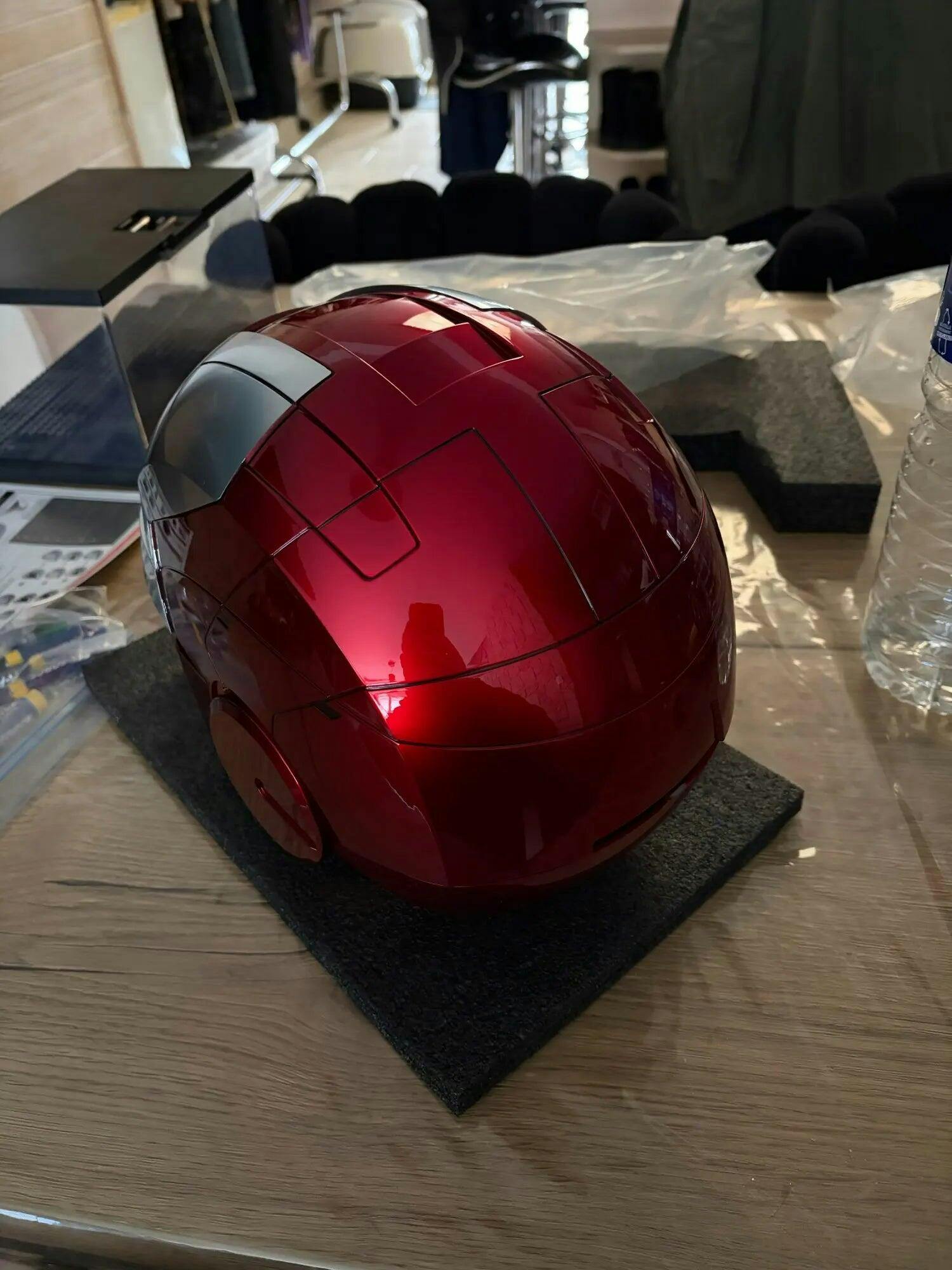 Customer photo for Iron Man MK5 Jarvis Helmet - Voice Activated Mask