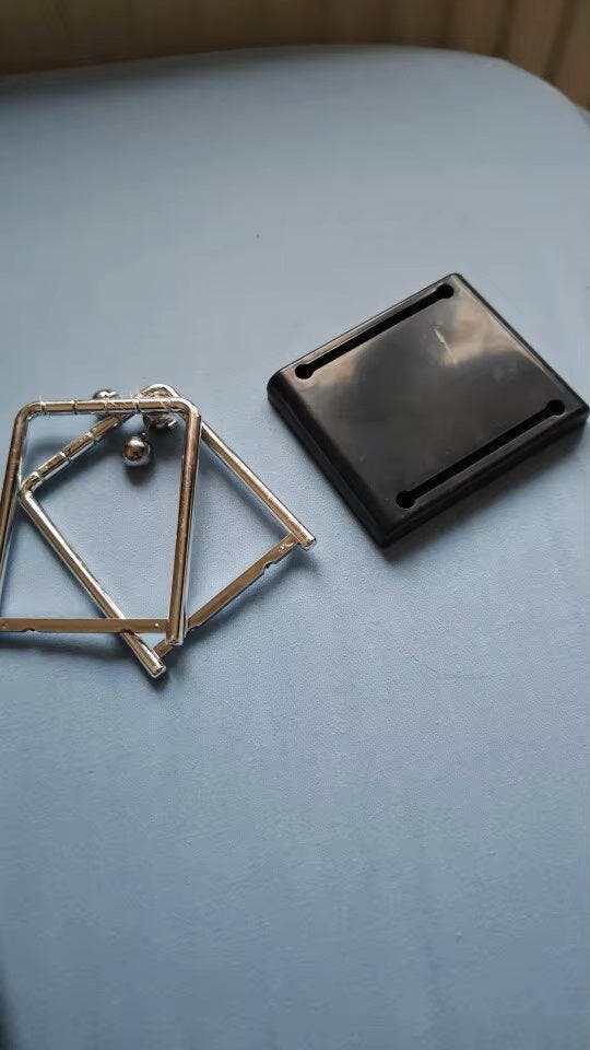Customer photo for Newton's Cradle — Executive Desk Physics Demonstrator