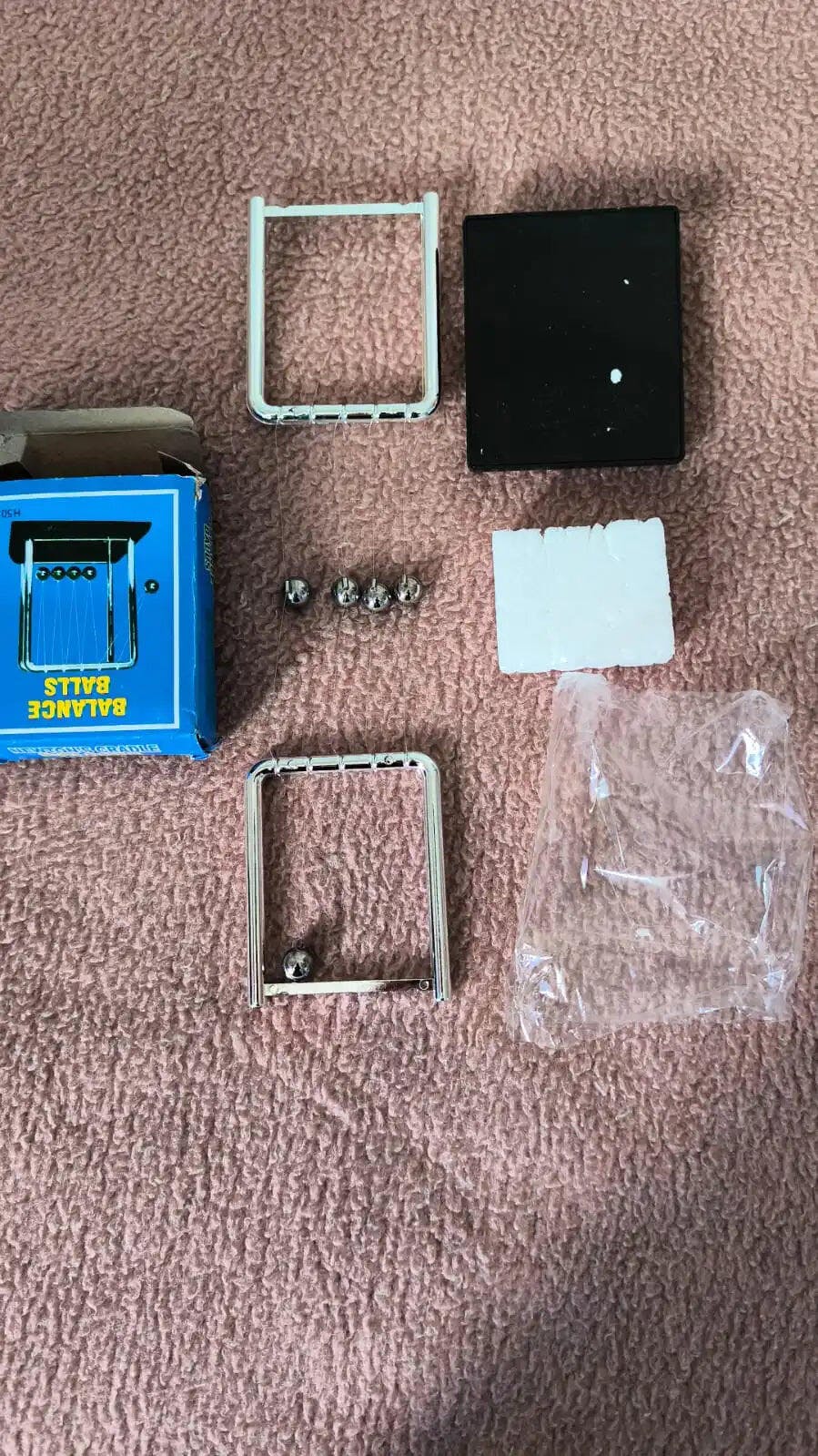 Customer photo for Newton's Cradle — Executive Desk Physics Demonstrator