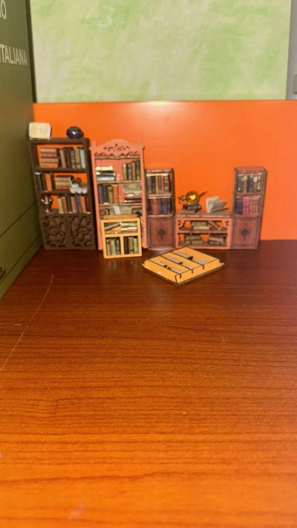 Customer photo for Diy Book Nook Shelf - Magic 3D Bookends Collection