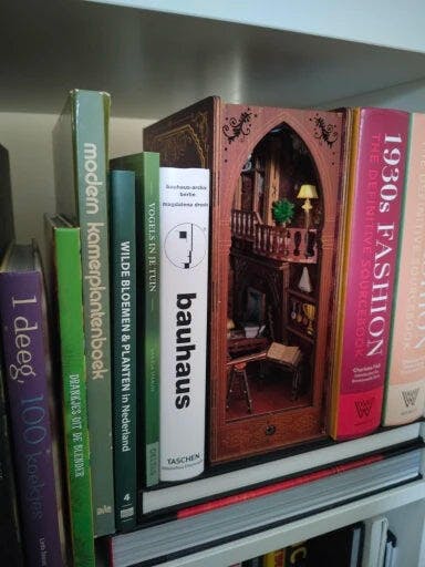 Customer photo for Diy Book Nook Shelf - Magic 3D Bookends Collection