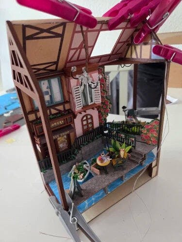Customer photo for Diy Book Nook Shelf - Magic 3D Bookends Collection