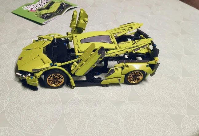 Customer photo for Lamborgini FK937 1:14 Scale Building Blocks RC