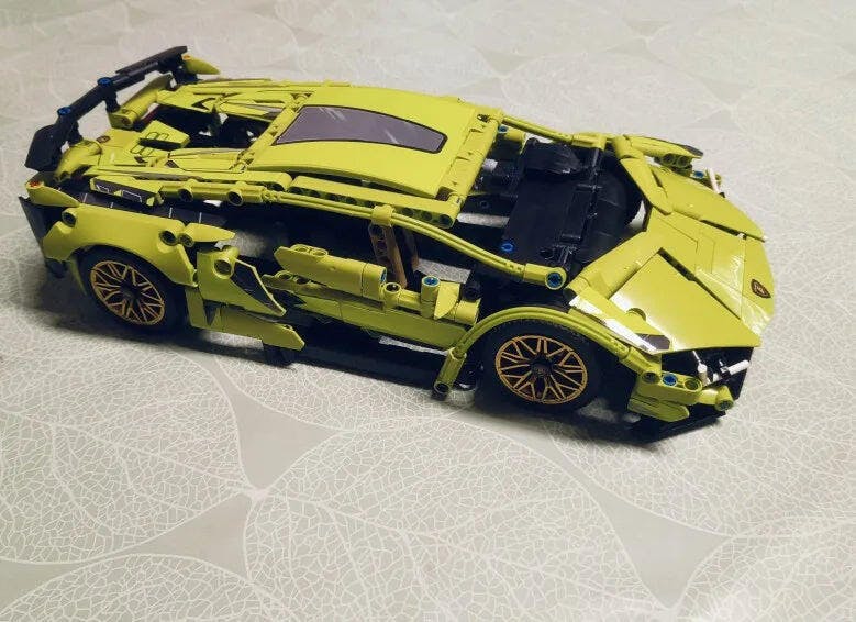 Customer photo for Lamborgini FK937 1:14 Scale Building Blocks RC