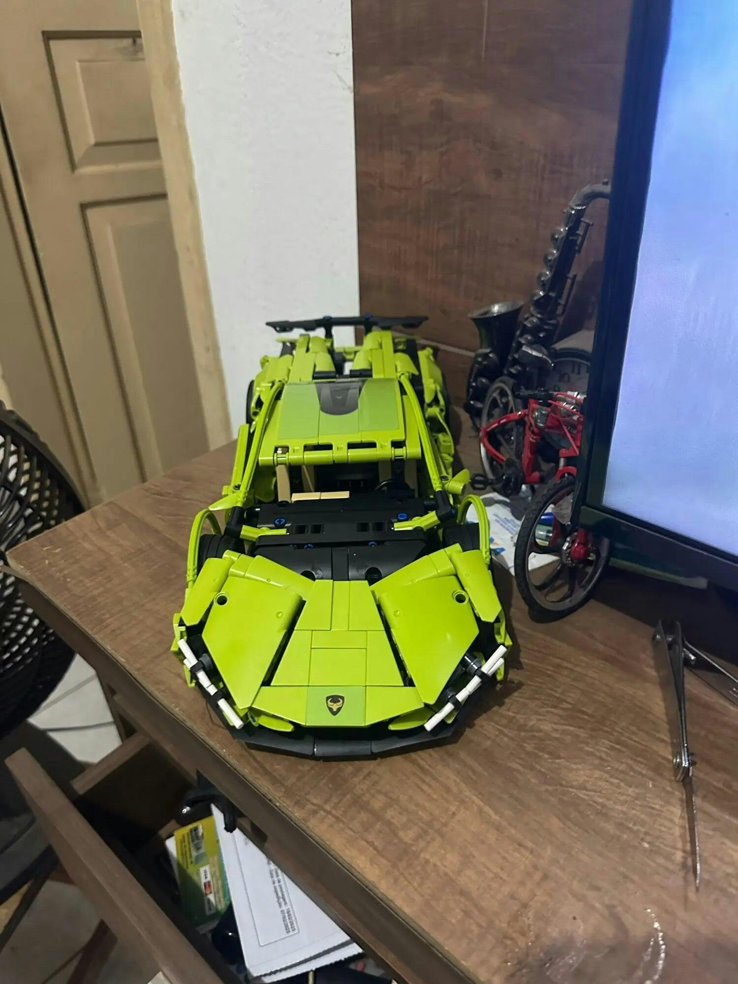 Customer photo for Lamborgini FK937 1:14 Scale Building Blocks RC