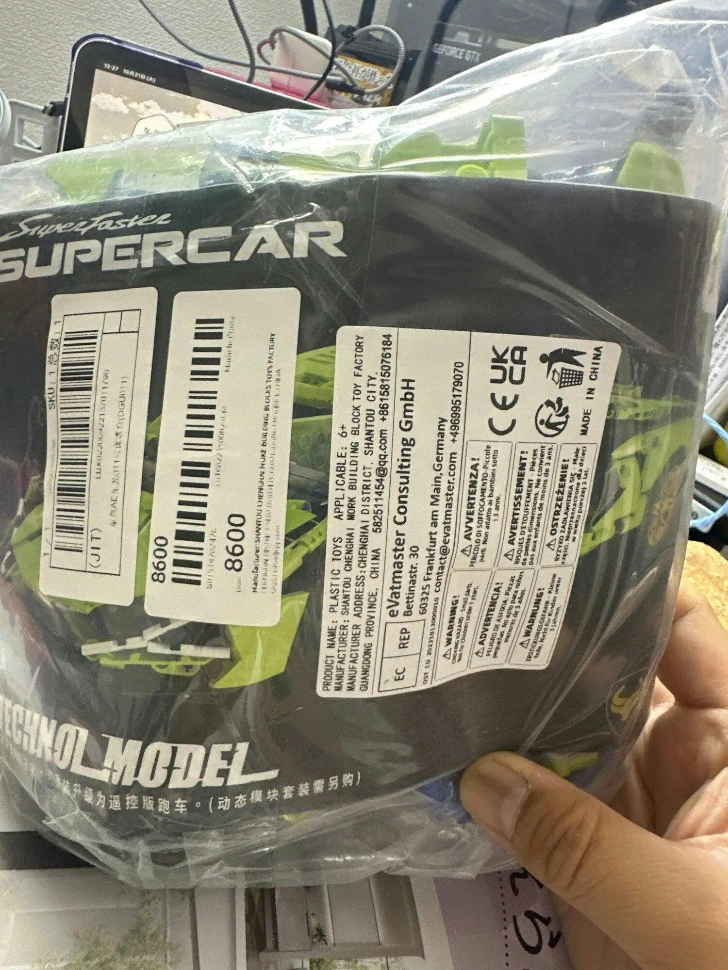 Customer photo for Lamborgini FK937 1:14 Scale Building Blocks RC