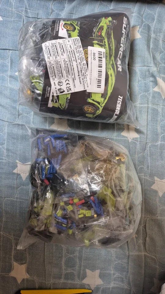 Customer photo for Lamborgini FK937 1:14 Scale Building Blocks RC