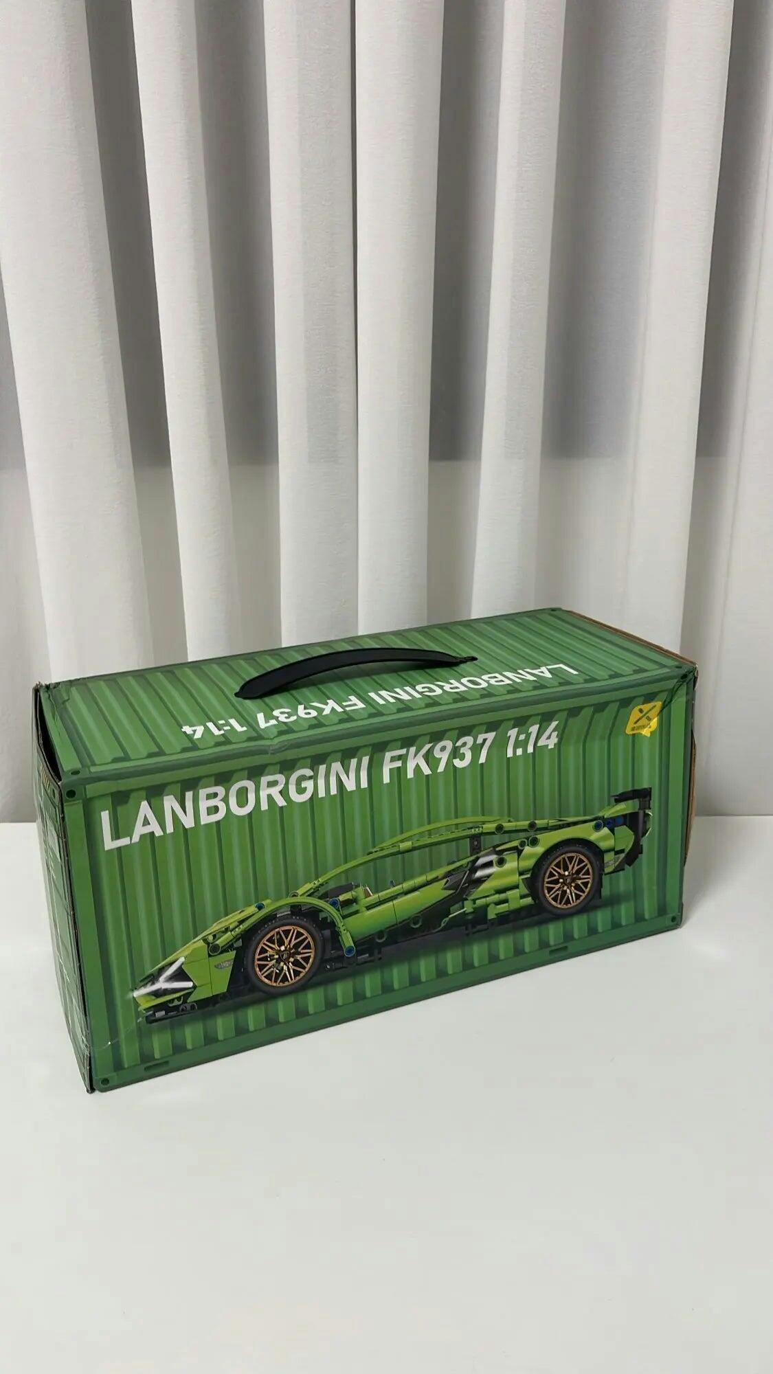 Customer photo for Lamborgini FK937 1:14 Scale Building Blocks RC