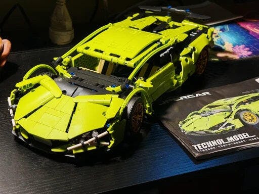 Customer photo for Lamborgini FK937 1:14 Scale Building Blocks RC