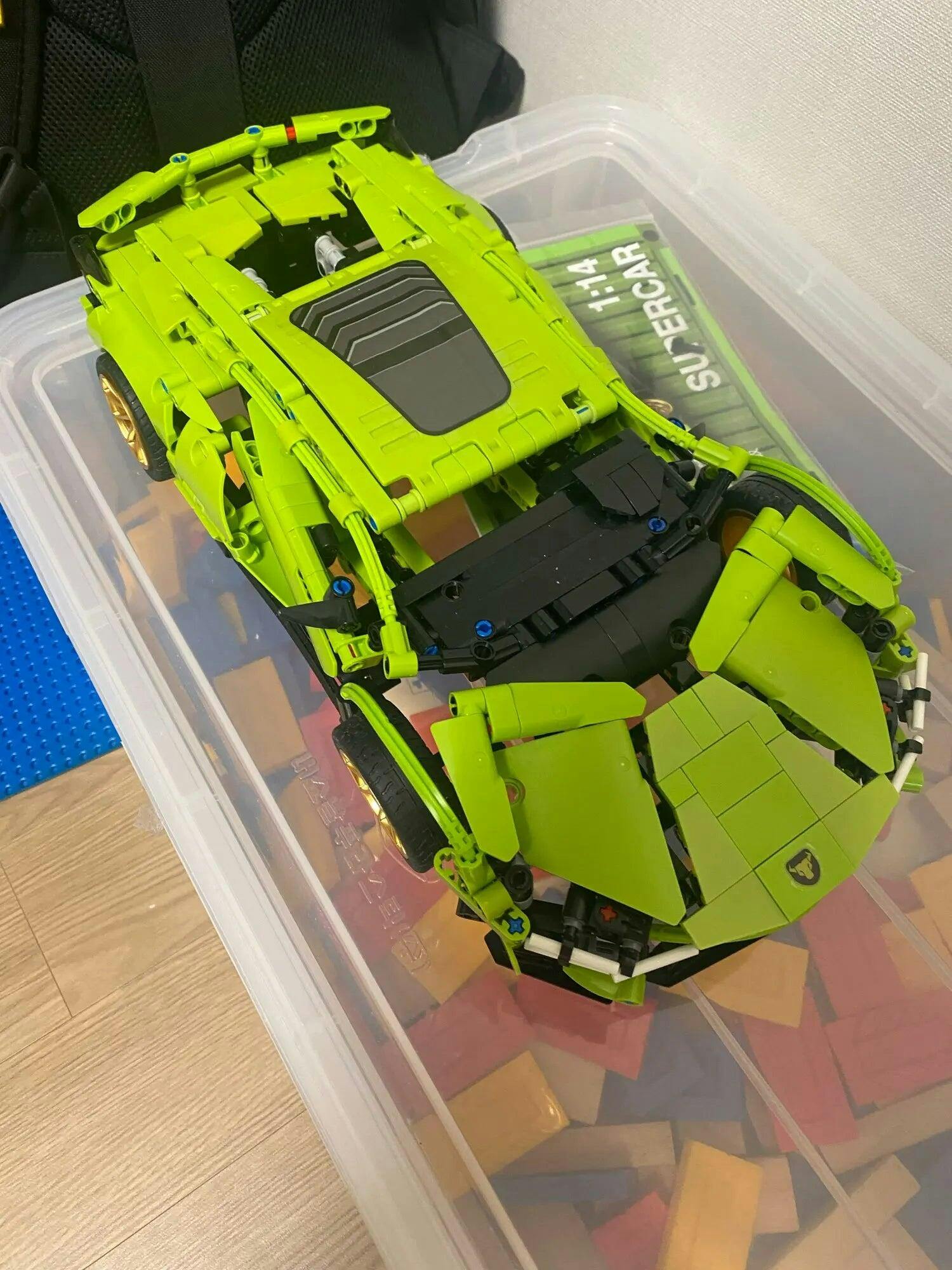 Customer photo for Lamborgini FK937 1:14 Scale Building Blocks RC