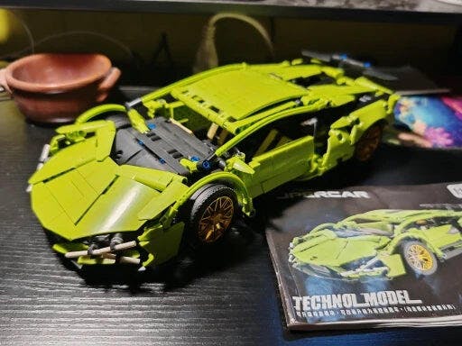 Customer photo for Lamborgini FK937 1:14 Scale Building Blocks RC