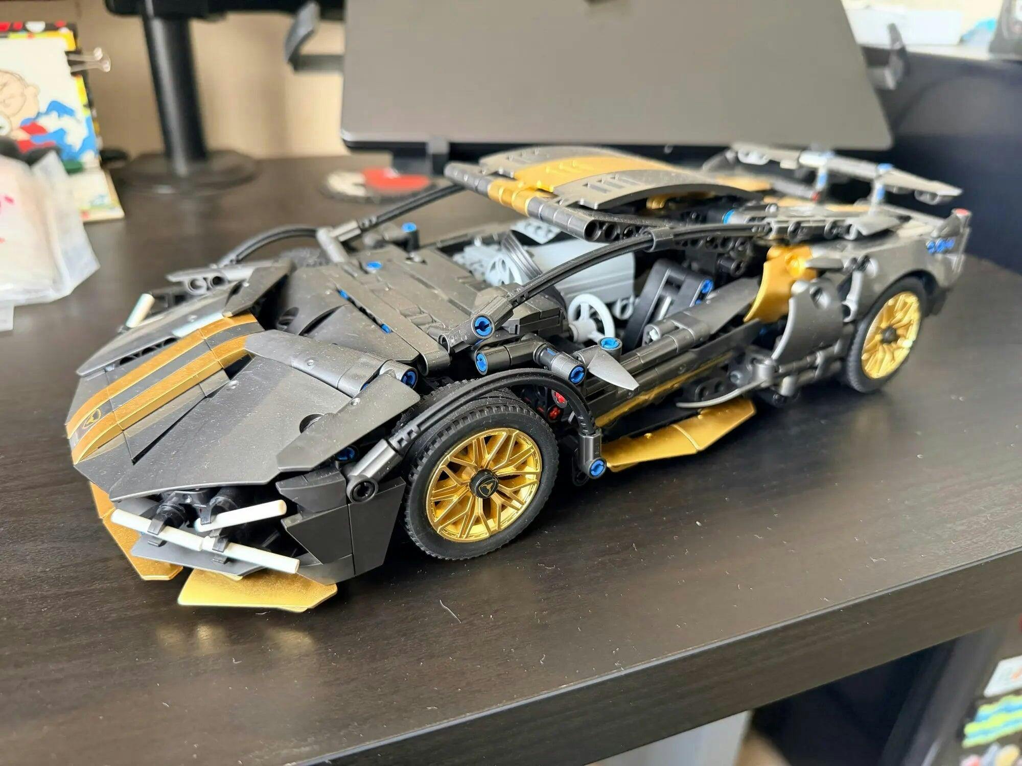 Customer photo for Lamborgini FK937 1:14 Scale Building Blocks RC