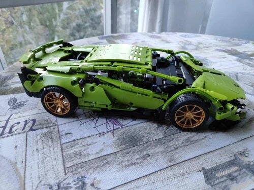 Customer photo for Lamborgini FK937 1:14 Scale Building Blocks RC