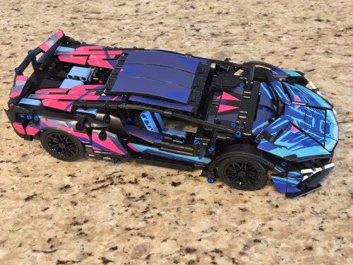 Customer photo for Lamborgini FK937 1:14 Scale Building Blocks RC