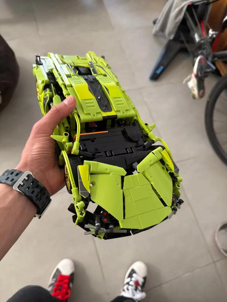 Customer photo for Lamborgini FK937 1:14 Scale Building Blocks RC