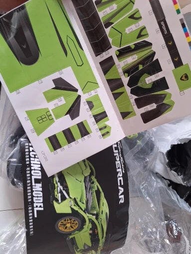 Customer photo for Lamborgini FK937 1:14 Scale Building Blocks RC