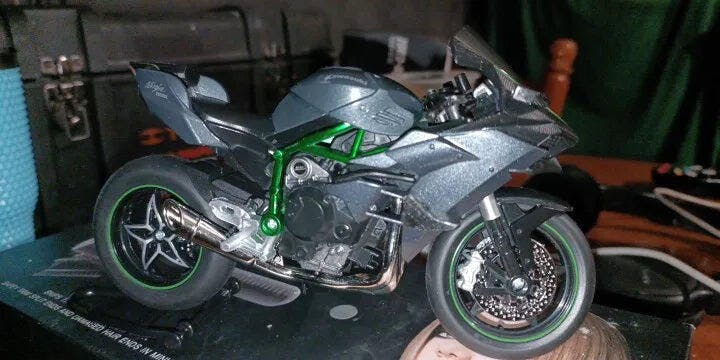 Customer photo for Ninja H2R Die-Cast Motorcycle — 1:12 Scale Model