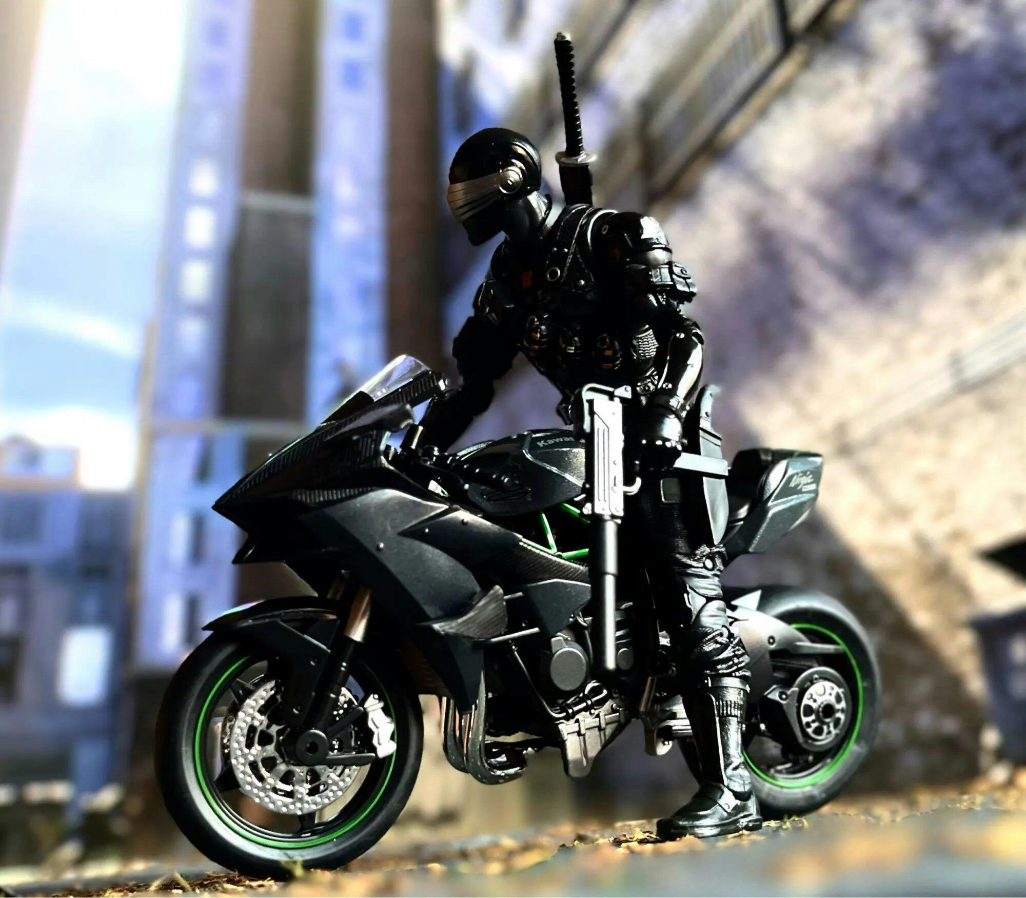 Customer photo for Ninja H2R Die-Cast Motorcycle — 1:12 Scale Model
