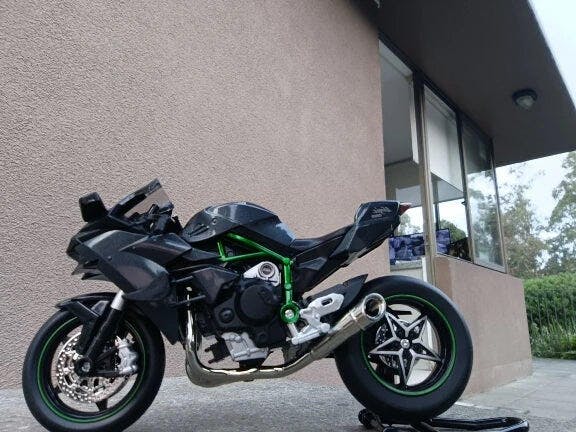 Customer photo for Ninja H2R Die-Cast Motorcycle — 1:12 Scale Model