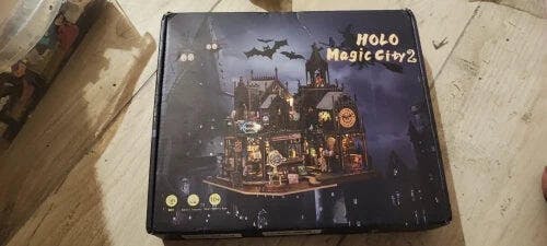 Customer photo for Holo Magic City DIY Miniature House