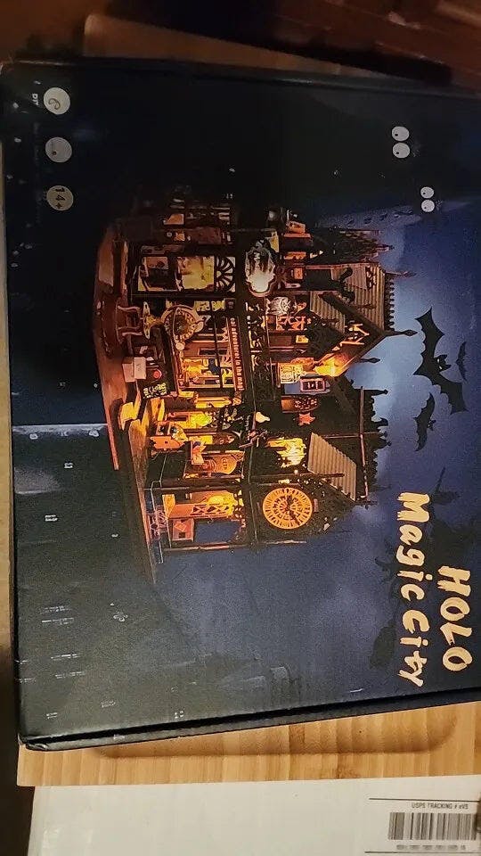 Customer photo for Holo Magic City DIY Miniature House
