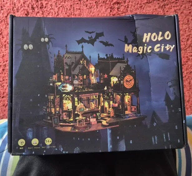 Customer photo for Holo Magic City DIY Miniature House