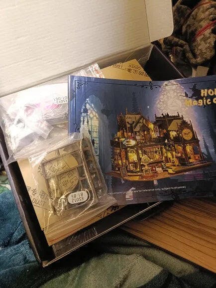 Customer photo for Holo Magic City DIY Miniature House