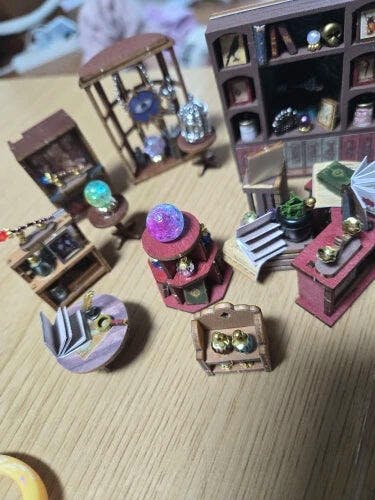 Customer photo for Holo Magic City DIY Miniature House