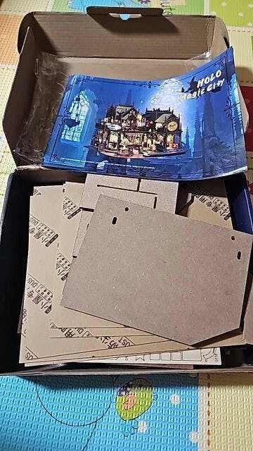 Customer photo for Holo Magic City DIY Miniature House