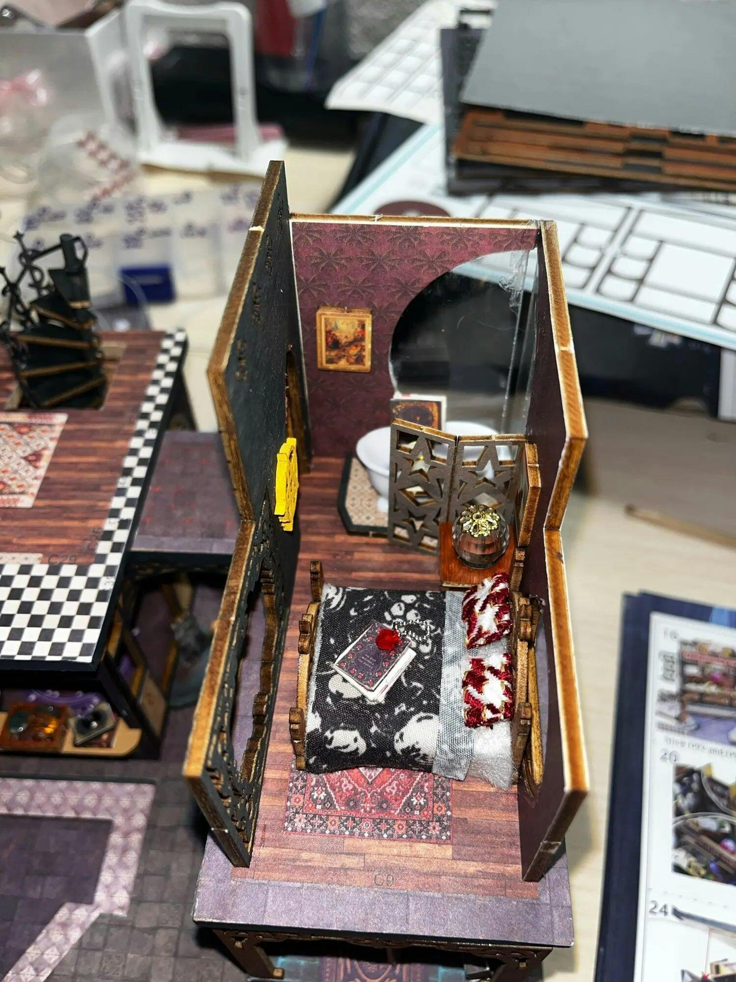 Customer photo for Holo Magic City DIY Miniature House