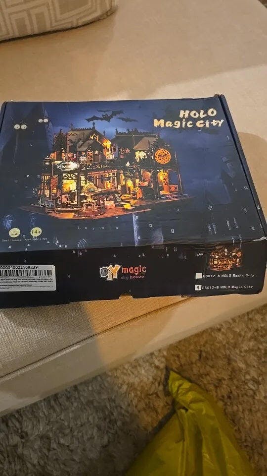 Customer photo for Holo Magic City DIY Miniature House