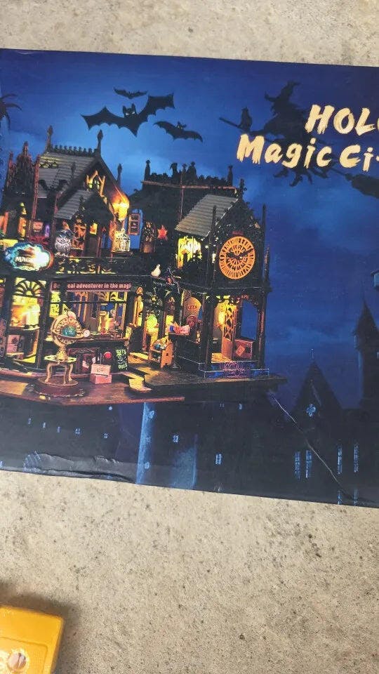 Customer photo for Holo Magic City DIY Miniature House