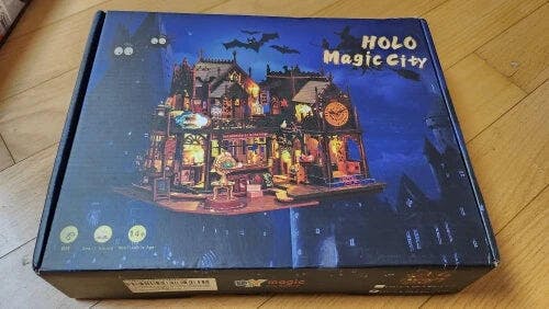 Customer photo for Holo Magic City DIY Miniature House