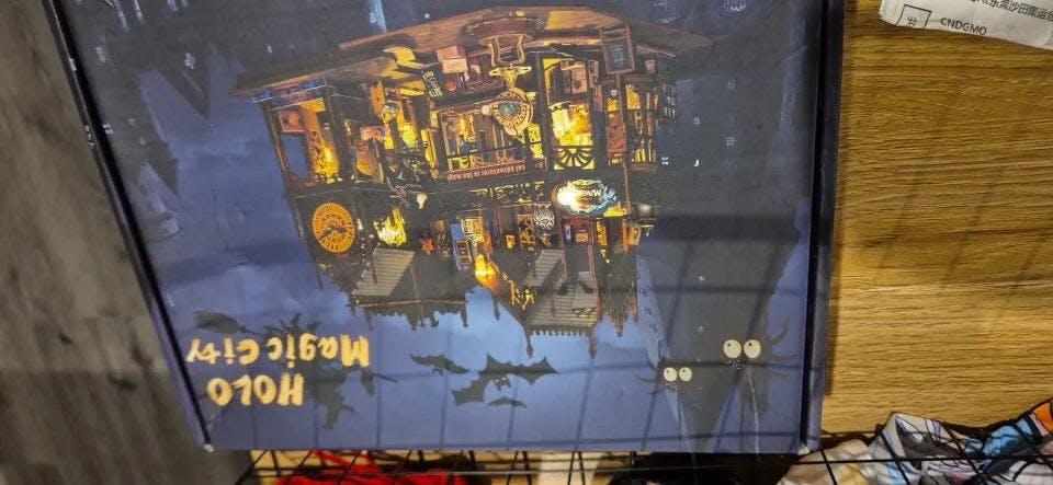 Customer photo for Holo Magic City DIY Miniature House