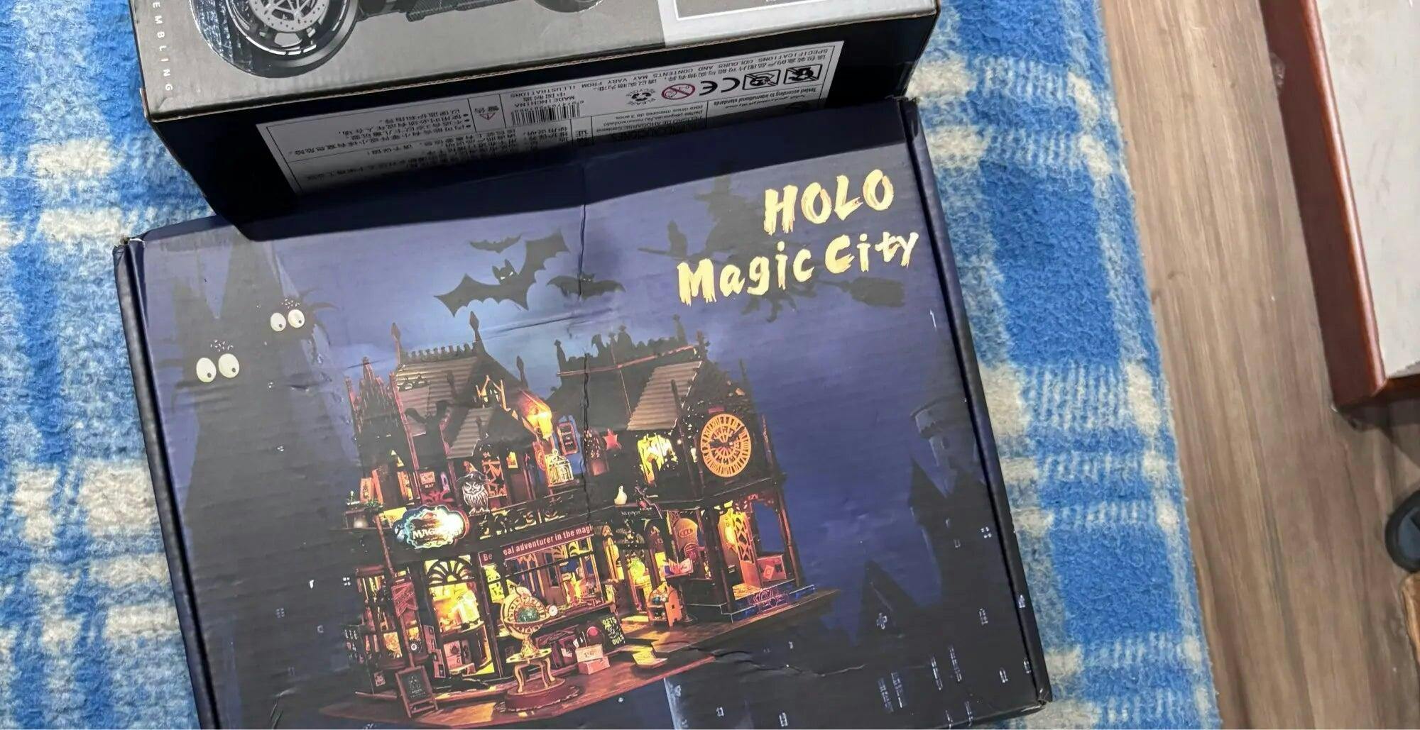 Customer photo for Holo Magic City DIY Miniature House