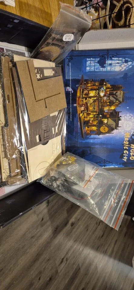Customer photo for Holo Magic City DIY Miniature House