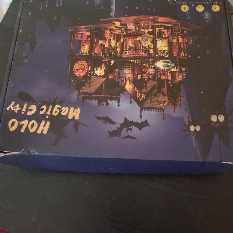 Customer photo for Holo Magic City DIY Miniature House
