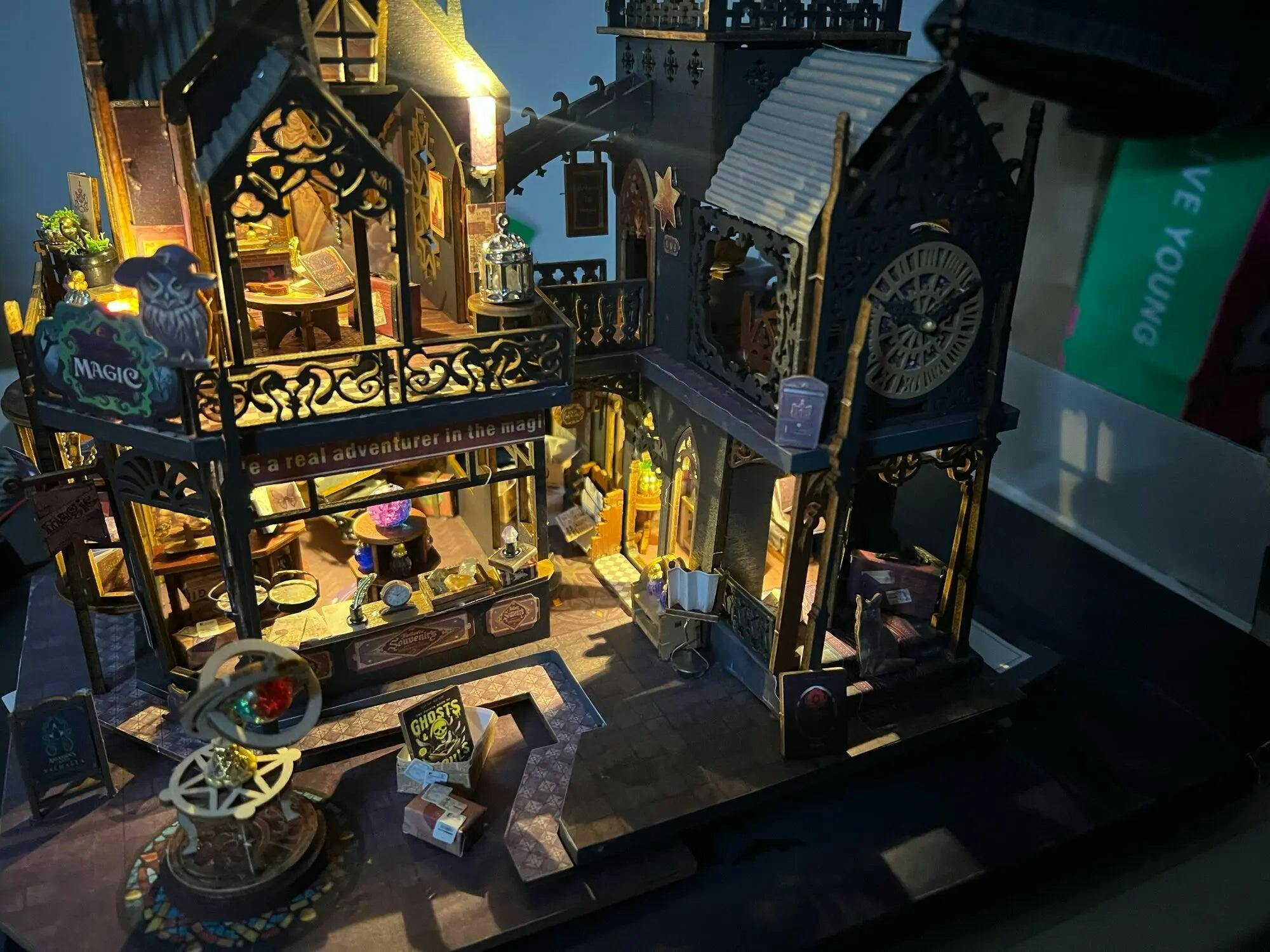 Customer photo for Holo Magic City DIY Miniature House