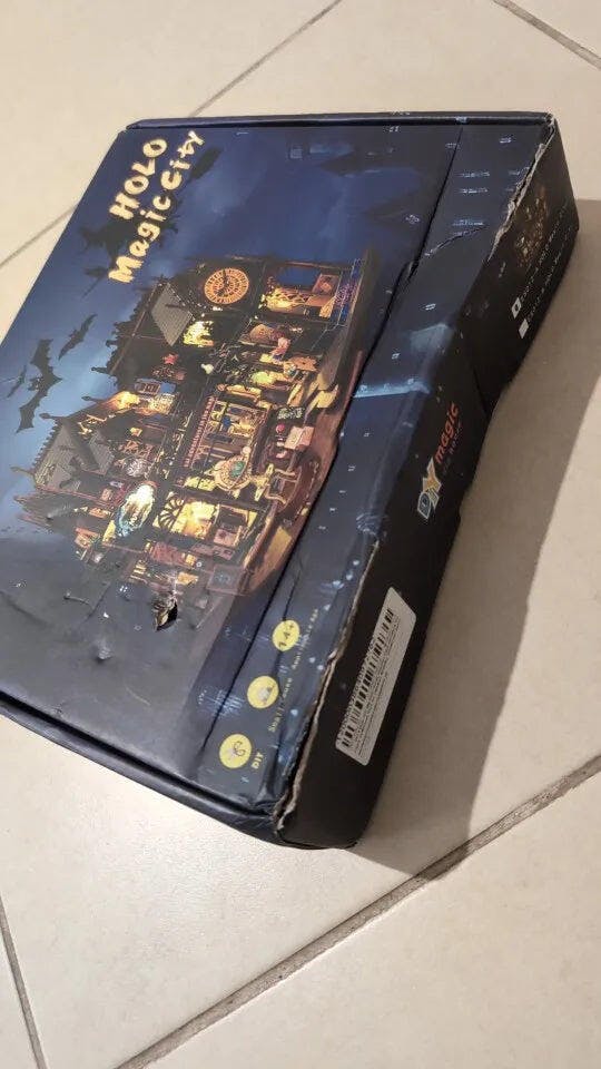Customer photo for Holo Magic City DIY Miniature House