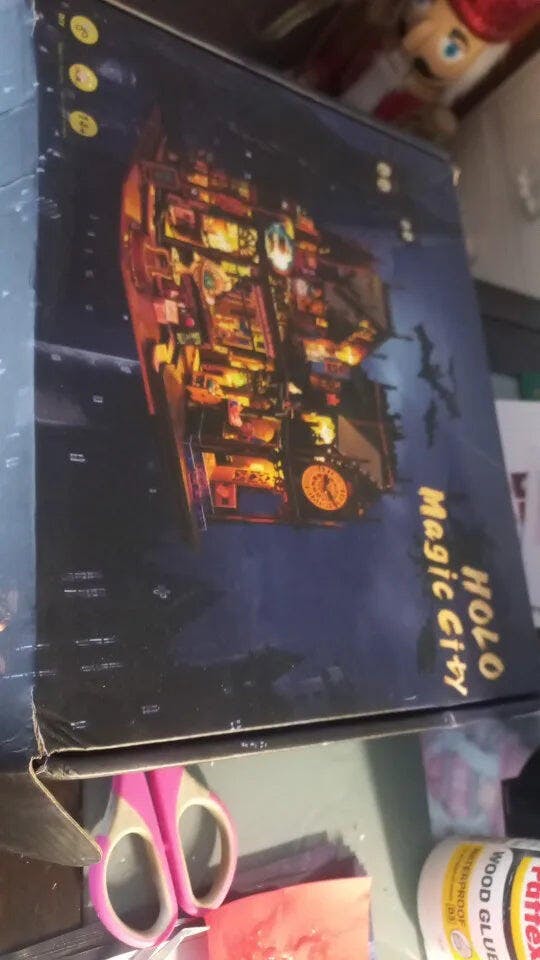 Customer photo for Holo Magic City DIY Miniature House