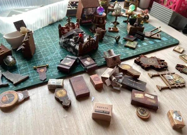 Customer photo for Holo Magic City DIY Miniature House