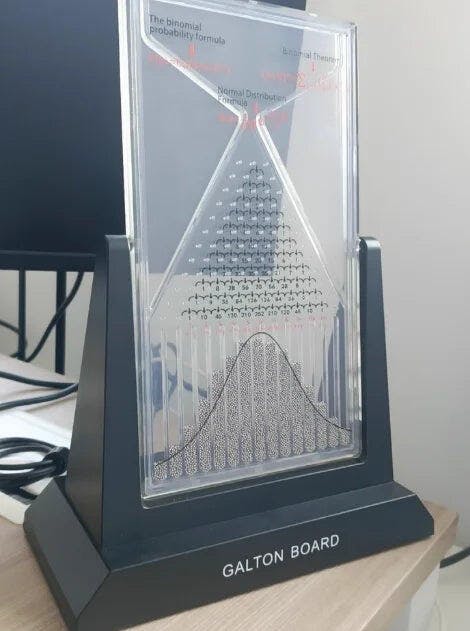 Customer photo for Galton Board Mathematical Probability Demonstrator