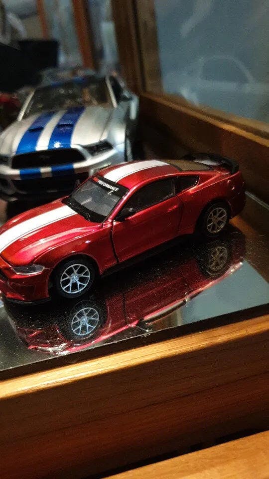 Customer photo for DIY 1:42 Scale Ford Mustang Alloy Car Model Kit