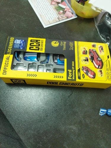Customer photo for DIY 1:42 Scale Ford Mustang Alloy Car Model Kit