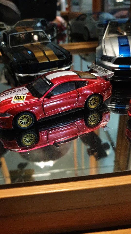 Customer photo for DIY 1:42 Scale Ford Mustang Alloy Car Model Kit