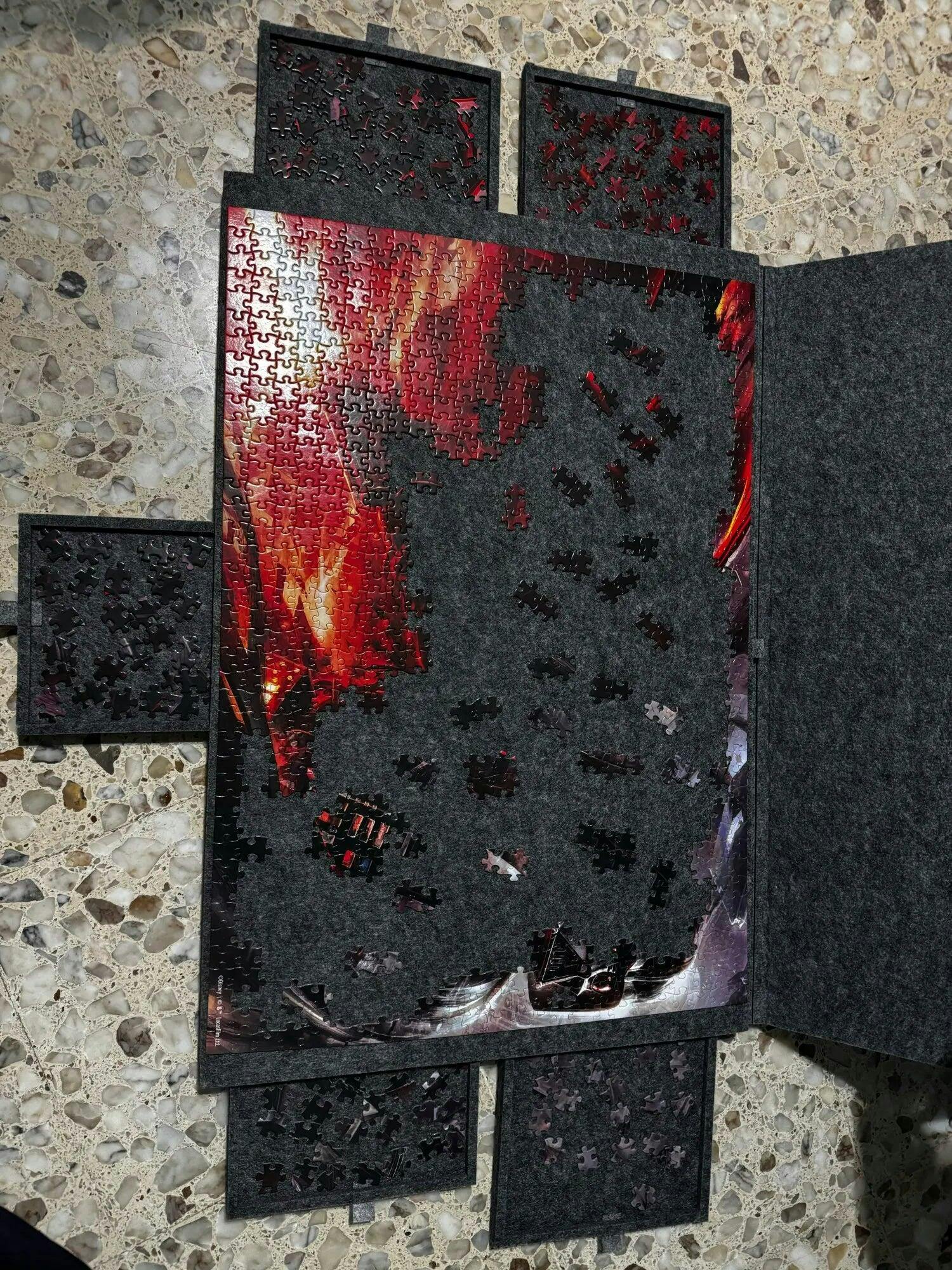 Customer photo for Puzzle Board with Drawers 1500 Piece